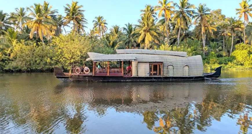 Kerala houseboat on the backwaters