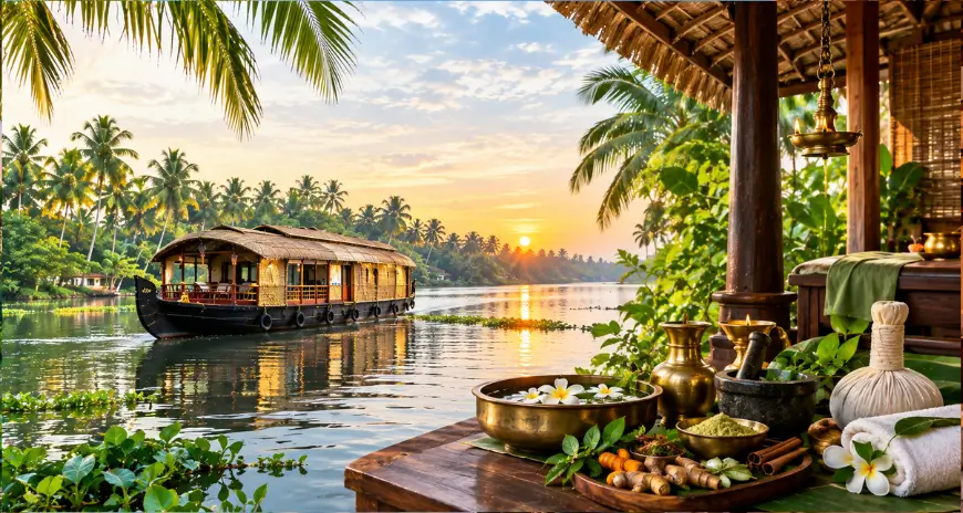Kerala Wellness and Backwater Tour