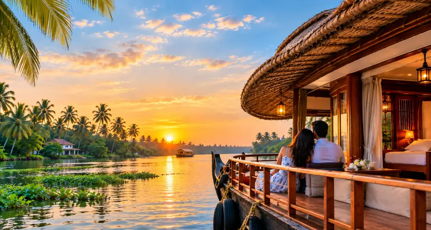 Kerala honeymoon houseboat