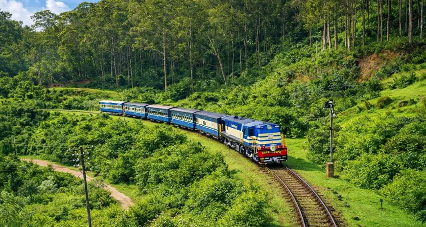 Kerala scenic train journey